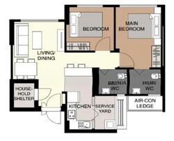 Blk 210C Punggol Crest (Punggol), HDB 3 Rooms #562091861